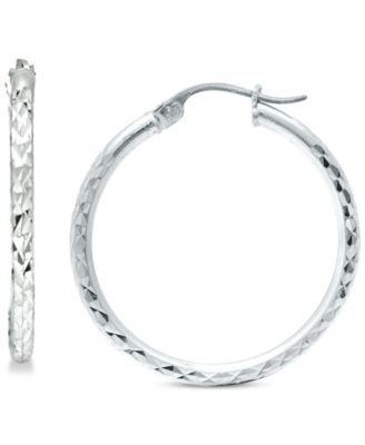 Giani Bernini - Small Twist Hoop Earrings in Sterling Silver, 20mm