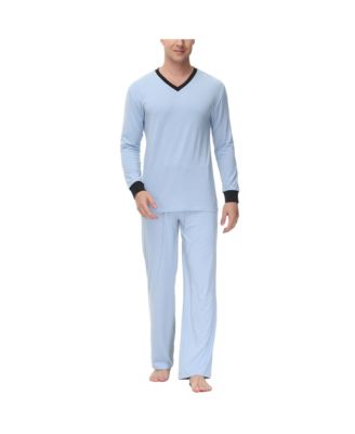 INK+IVY - Men's Two Piece V-Neck Pajama Set