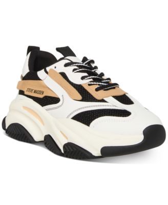 Steve Madden - Women's Possession Chunky Lace-Up Sneakers