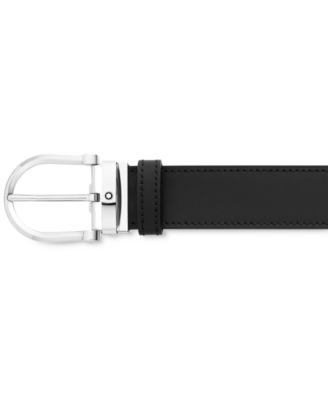 Montblanc - Horseshoe Buckle Reversible Leather Belt