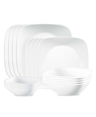 Corelle - Vivid White 16-Pc. Dinnerware Set, Service for 4