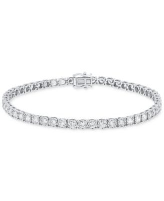Grown With Love - Lab Grown Diamond Tennis Bracelet (5 ct. t.w.) in 10k White Gold