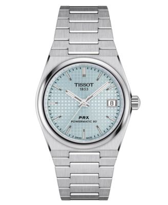 Tissot - Women's Swiss Automatic PRX Powermatic 80 Stainless Steel Bracelet Watch 35mm