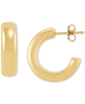 Macy's - Polished Chunky Small Hoop Earrings in 14k Gold, 20mm