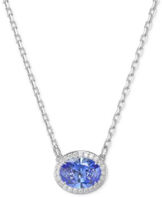 Swarovski - Constella Silver-Tone Crystal Necklace, 17-3/4"