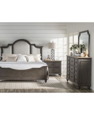 Furniture - Mandeville 3pc Bedroom Set (Upholstered King Bed + Dresser + 2-Drawer Nightstand)