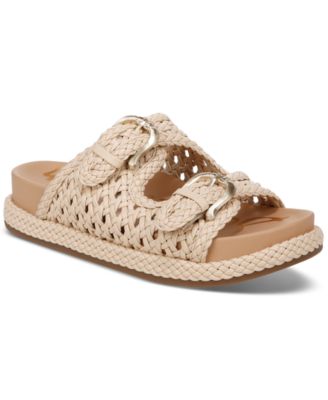 Sam Edelman - Reid Woven Double Buckle Platform Sandals