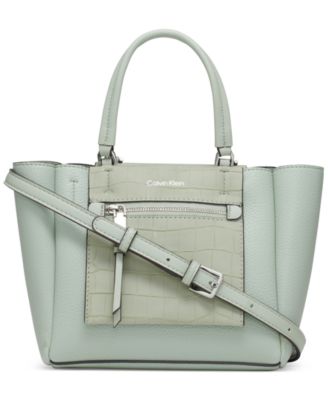 Calvin Klein - Gala Small Croc-Embossed Pocket Crossbody