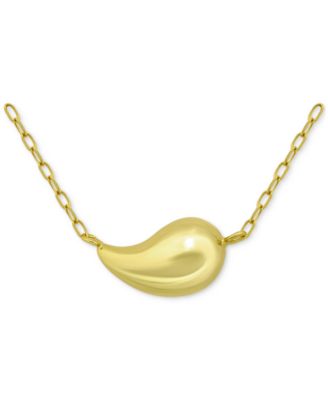 Giani Bernini - Teardrop Paperclip Chain 18" Pendant Necklace