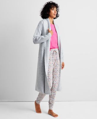 State of Day - Women's Knit Long-Sleeve Duster Robe
