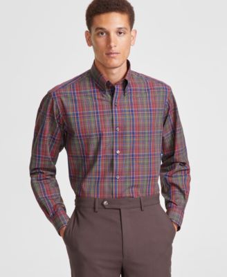 Club Room - Men's Artesia Plaid Dress Shirt
