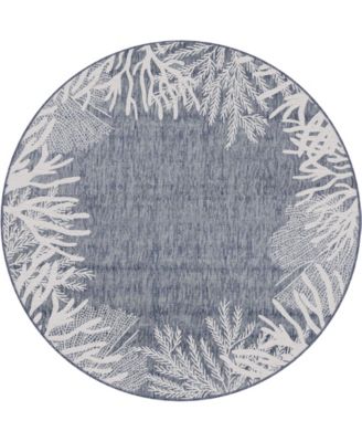 Liora Manne' - Carmel Reef Border 7'10"x9'10" Area Rug