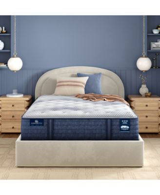 Serta - iComfortPro Canterbury 15" Latex Foam Plush Mattress Set - King
