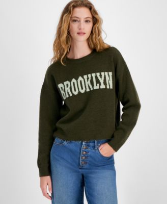 Hooked Up by IOT - Juniors' Over It Crewneck Sweater