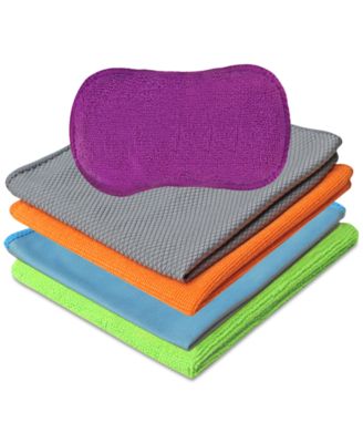 Greener Cleaner - 5-Pc. Microfiber Cleaning Cloth Set
