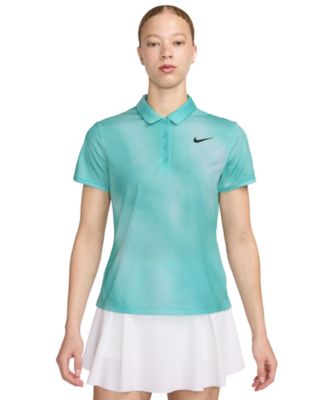 Nike - Women's Victory Dri-FIT Short-Sleeve Printed Golf Polo