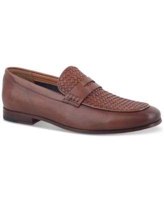 Bar III - Men's Beau Basketweave Apron Toe Penny Loafers
