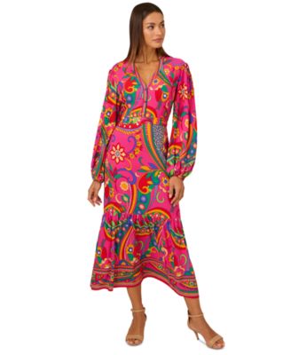 Adrianna - Women's Printed Midi Dress