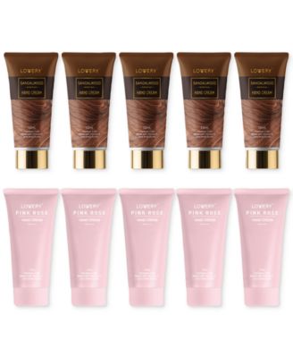 Lovery - 10-Pc. Mini Sandalwood & Rose Scented Hand Creams Gift Set