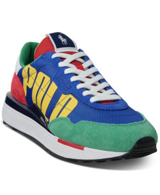 Polo Ralph Lauren - Men's Train 89 Logo Suede & Oxford Sneaker