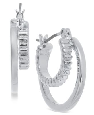 On 34th - Double Hoop Earrings