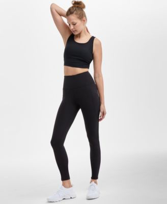 ID Ideology - Women's Solid 7/8 Compression Leggings
