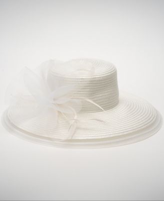 August Hats - Sheer Edge Wide Brim Dressy Hat