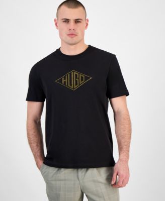 Hugo Boss - Men's Dalendi Regular-Fit Embroidered Logo Graphic T-Shirt