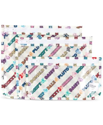 Bumkins - Baby 3-Pc. Disney Mickey & Friends Waterproof Clear Travel Bag Set