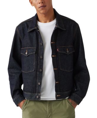 Levi's - Men's Embarcadero Station Relaxed-Fit Denim Trucker Jacket
