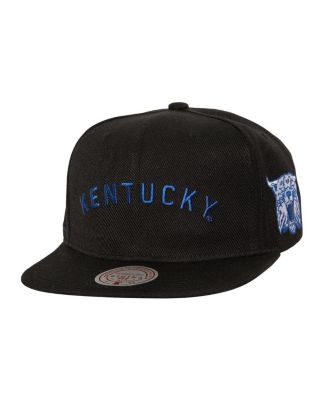 Mitchell & Ness - Men's Black Kentucky Wildcats Triple Play Snapback Hat