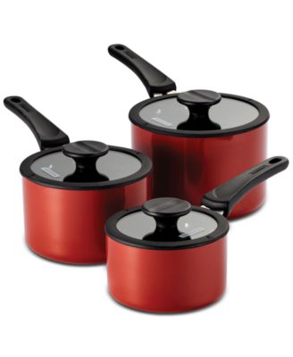 Tramontina - Heavy-Gauge Aluminum 6-Pc. Nonstick Cookware Set