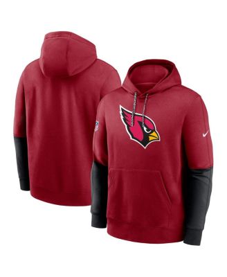 Nike - Men's Cardinal Arizona Cardinals 2024 Sideline Club Pullover Hoodie