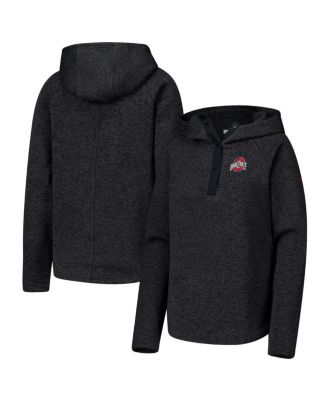 Columbia - Women's Black Ohio State Buckeyes Sweater Weather Raglan Pullover Hoodie