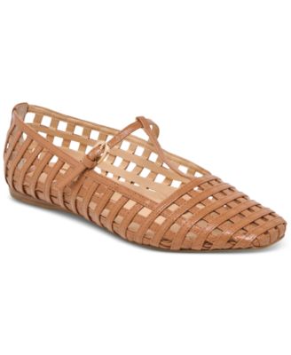 Dolce Vita - Women's Rains T-Strap Woven Mary Jane Flats