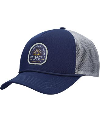 Barstool Golf - Men's Navy WM Phoenix Open Sixteenth Hole Canvas Rope Adjustable Hat