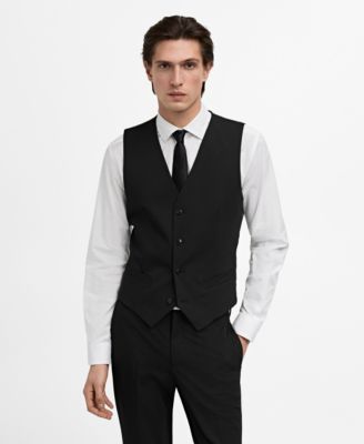 MANGO - Men's Paris EU Super Slim-Fit Suit Vest