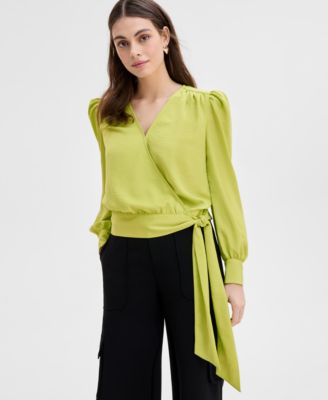 I.N.C. International Concepts - Women's Tie-Front Blouse