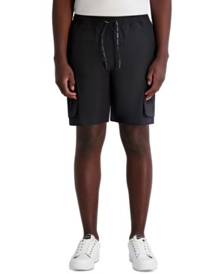 KARL LAGERFELD PARIS - Men's Drawstring 8.5" Cargo Shorts