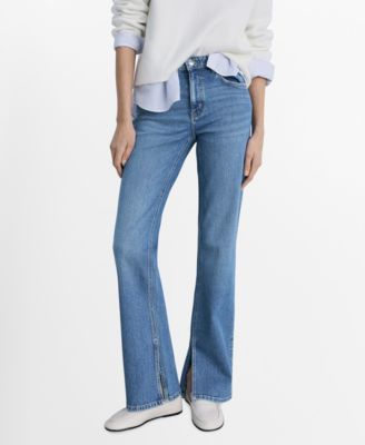 MANGO - Women's Medium-Rise Straight Jeans