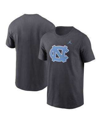Jordan - Men's Anthracite North Carolina Tar Heels Primetime Evergreen Logo T-Shirt