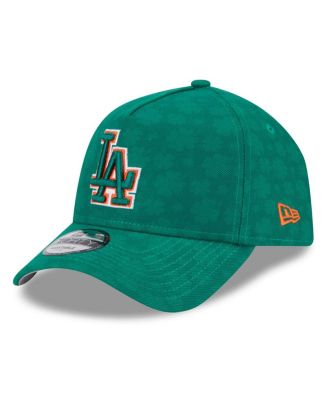 New Era - Men's Kelly Green Los Angeles Dodgers St. Patrick's Day A-Frame 9FORTY Adjustable Hat