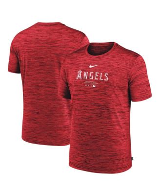 Nike - Men's Red Los Angeles Angels Authentic Collection Velocity Performance Practice T-shirt