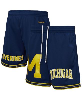 Mitchell & Ness - Men's Navy Michigan Wolverines Team Origins Mesh Shorts