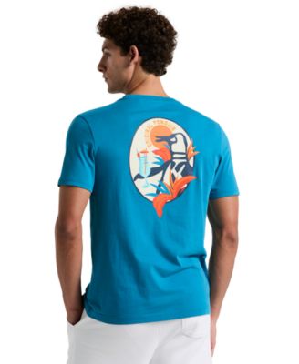 Original Penguin - Men's Cocktail Pete Slim Fit Short Sleeve Crewneck Graphic T-Shirt