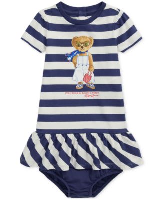 Polo Ralph Lauren - Baby Striped Polo Bear Dress