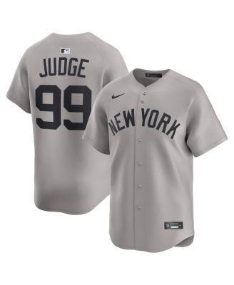 Nike - Men's Aaron Judge Gray New York Yankees Road Limited Player Jersey