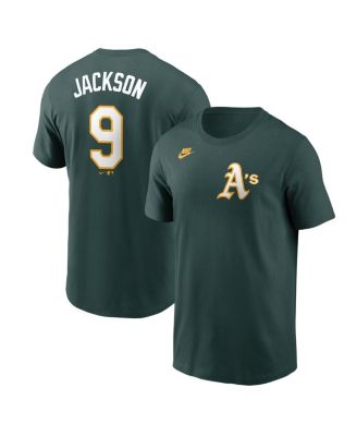 Nike - Men's Reggie Jackson Green Athletics Fuse Name Number T-Shirt