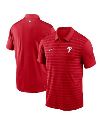 Nike - Men's Red Philadelphia Phillies Authentic Collection Victory Performance Polo Shirt