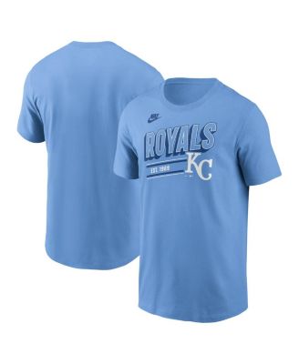 Nike - Men's Light Blue Kansas City Royals Cooperstown Collection Retro T-Shirt